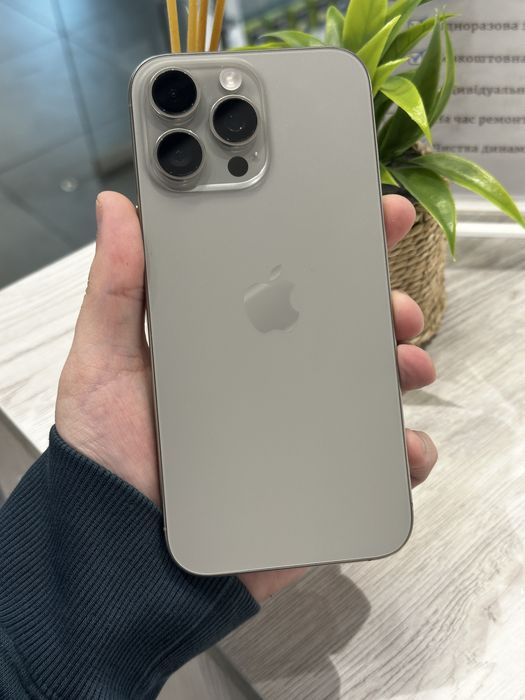 Open Box IPhone 16 Pro Max 256 gb Natural Titanium,100 % Акб(2 цикли).