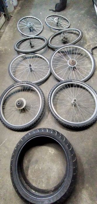 Manetes chimano a óleo, Mais rodas de baike. Pneus de motas bom Piso