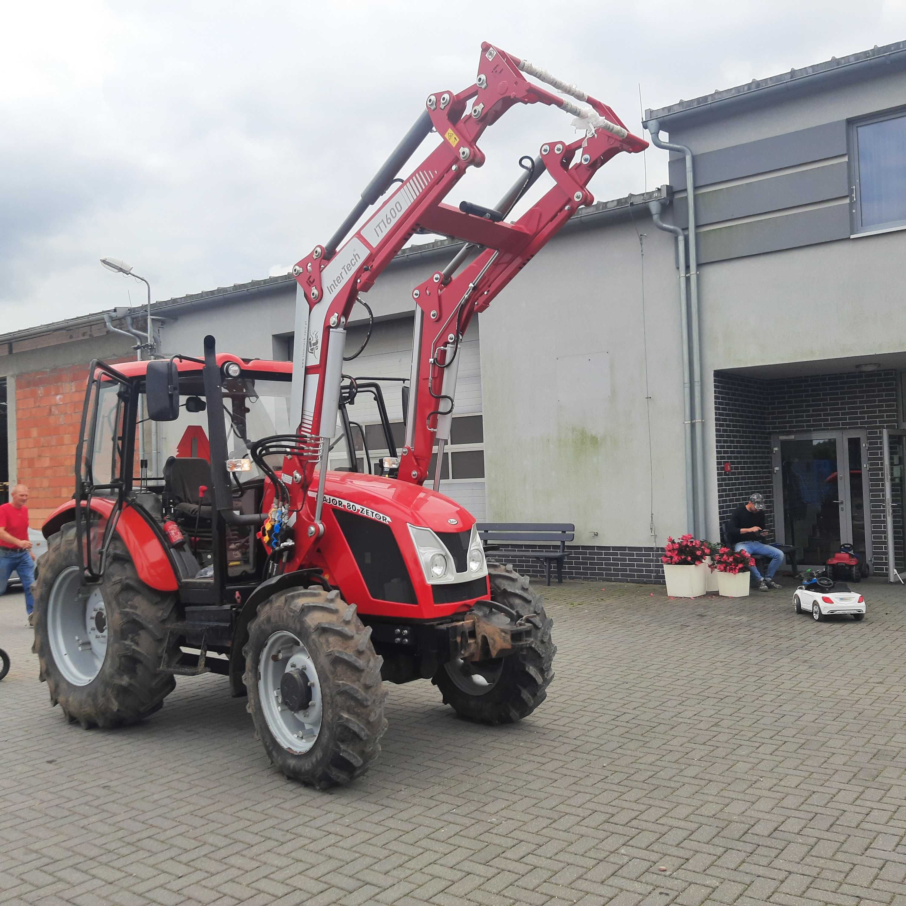 Ładowacz czołowy It 1600 Inter tech, Zetor John deere NH MF Case