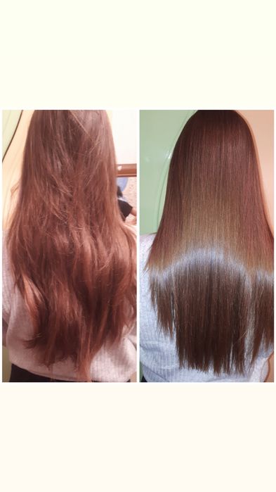 Кератиновое выравнивание и восстановление волос.Ботокс.