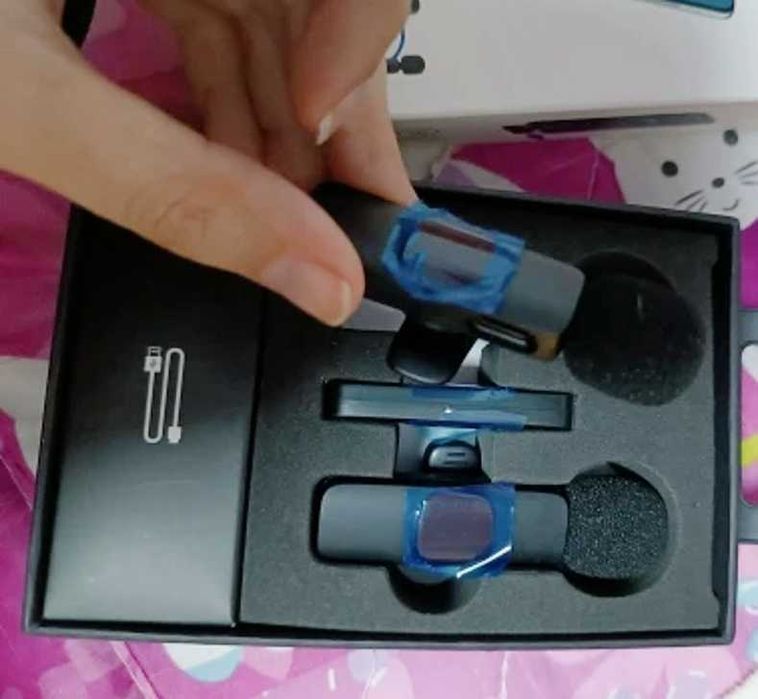 Петличка - микрофон, радио микрофон 2 в 1 Seender K-9 (новый)