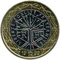 French Pride: 1999 1 Euro Coin - Liberty, Equality, Fraternity