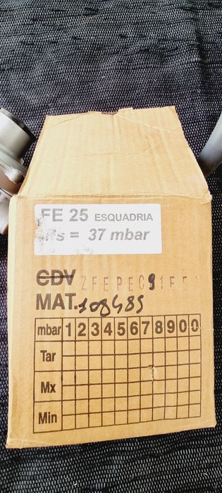 VÁLVULA Redutora de pressão GÁS