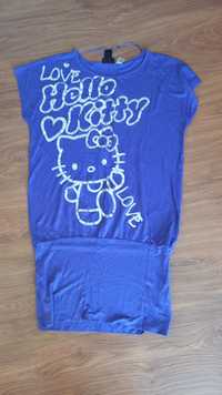 Fioletowa tunika hello kitty