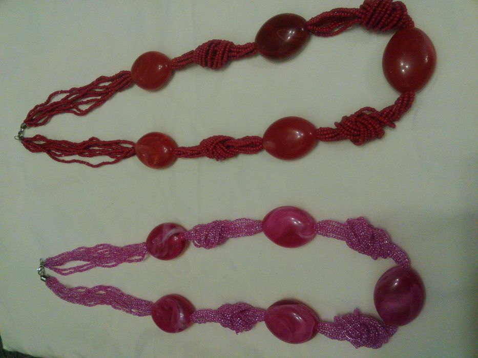 Nowe naszyjniki z kamieni.