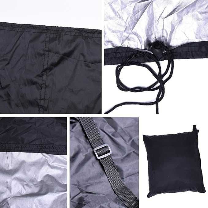 Wodoodporny pokrowiec na stół do ping-ponga Gurkkst, 185 x 70 x 165 cm