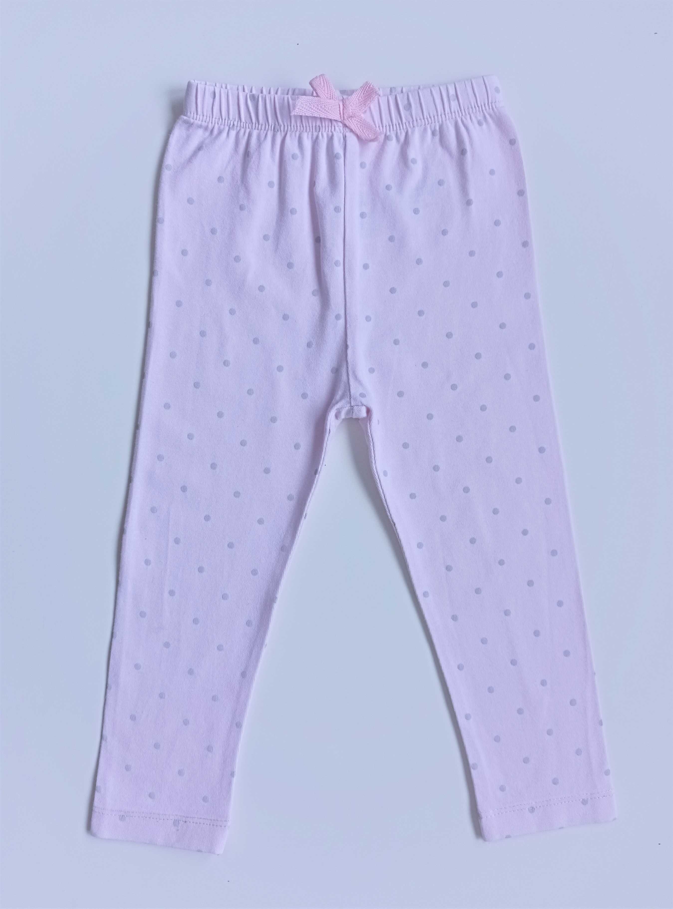 Nowe legginsy getry kokardka kropki TXM Kids 80