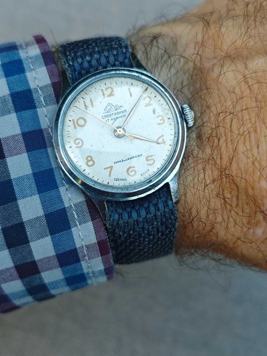 Bardzo rzadki PŁYWAK Sportiwnyje mechaniczny zegarek nakręcany RETRO