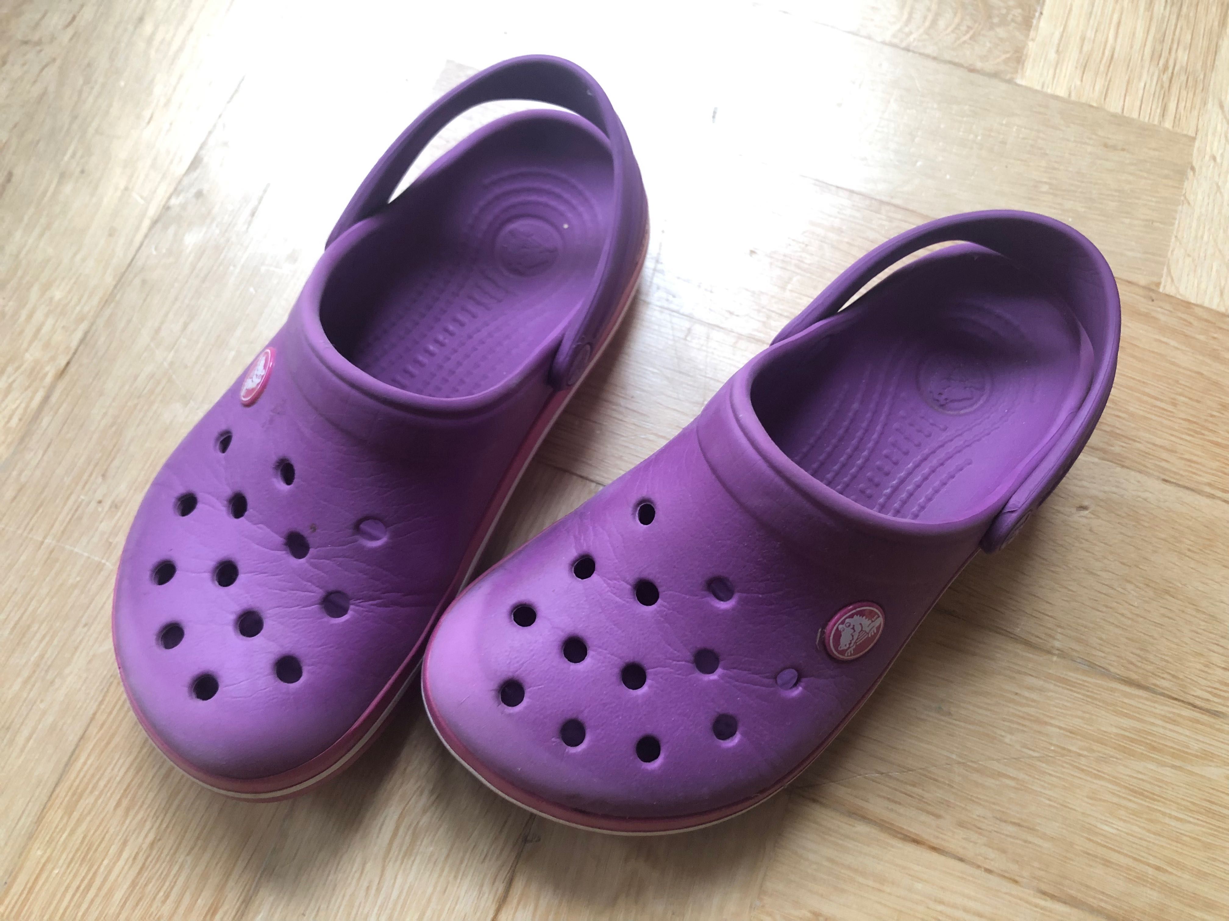 CROCSY * fiolet * roz. 29 / 30