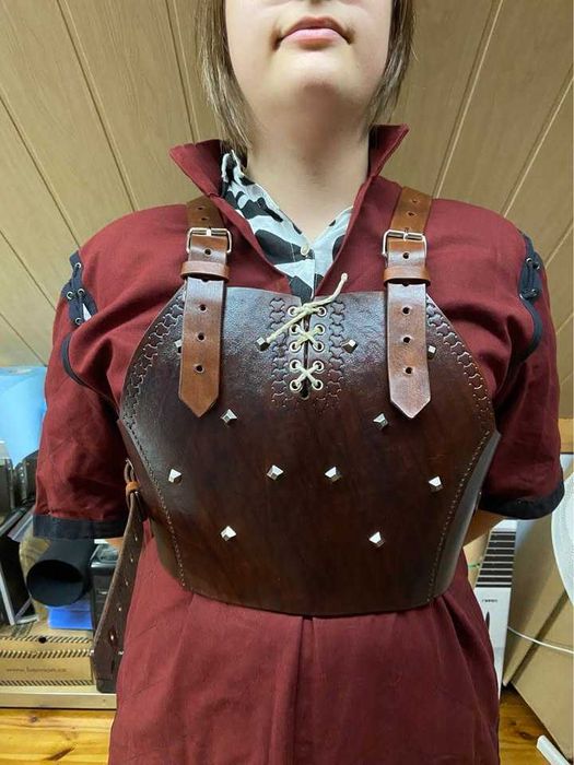 Skórzany napierśnik LARP