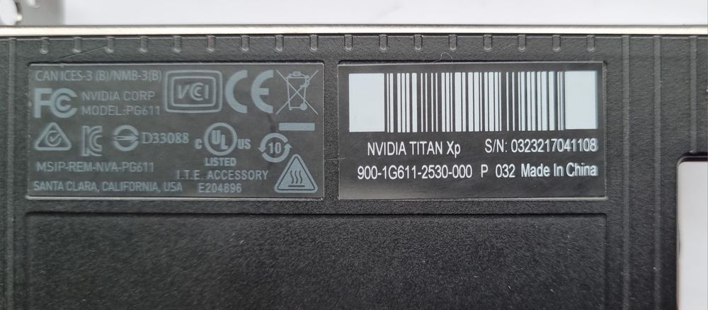 Відеокарта Nvidia Geforce GTX TITAN Xp 12Gb GDDR5X 384 bit 3840 CUDA
