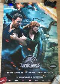 Plakat jurrasic world upadłe królestwo duży