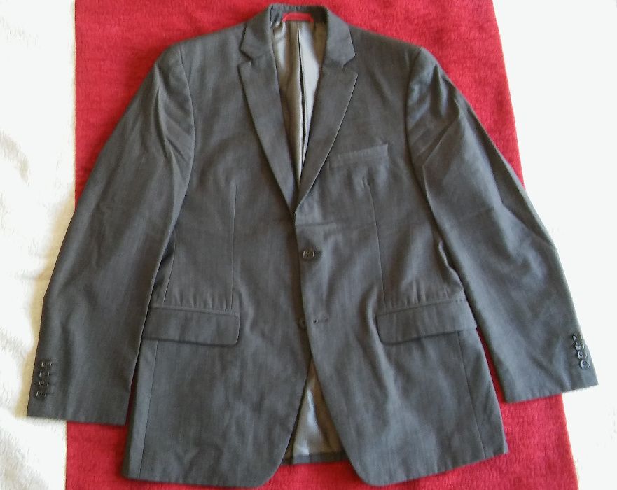 Fato NOVO Tam. L Fato Men's Alfani Slim-Fit Cinza 3 peças