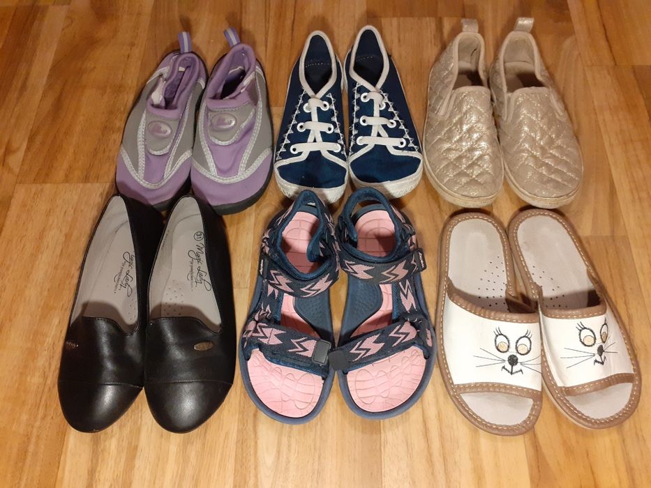OKAZJA!buty na LATO dla dziewczynki,trampki/sandały/klapki rozmiar 30