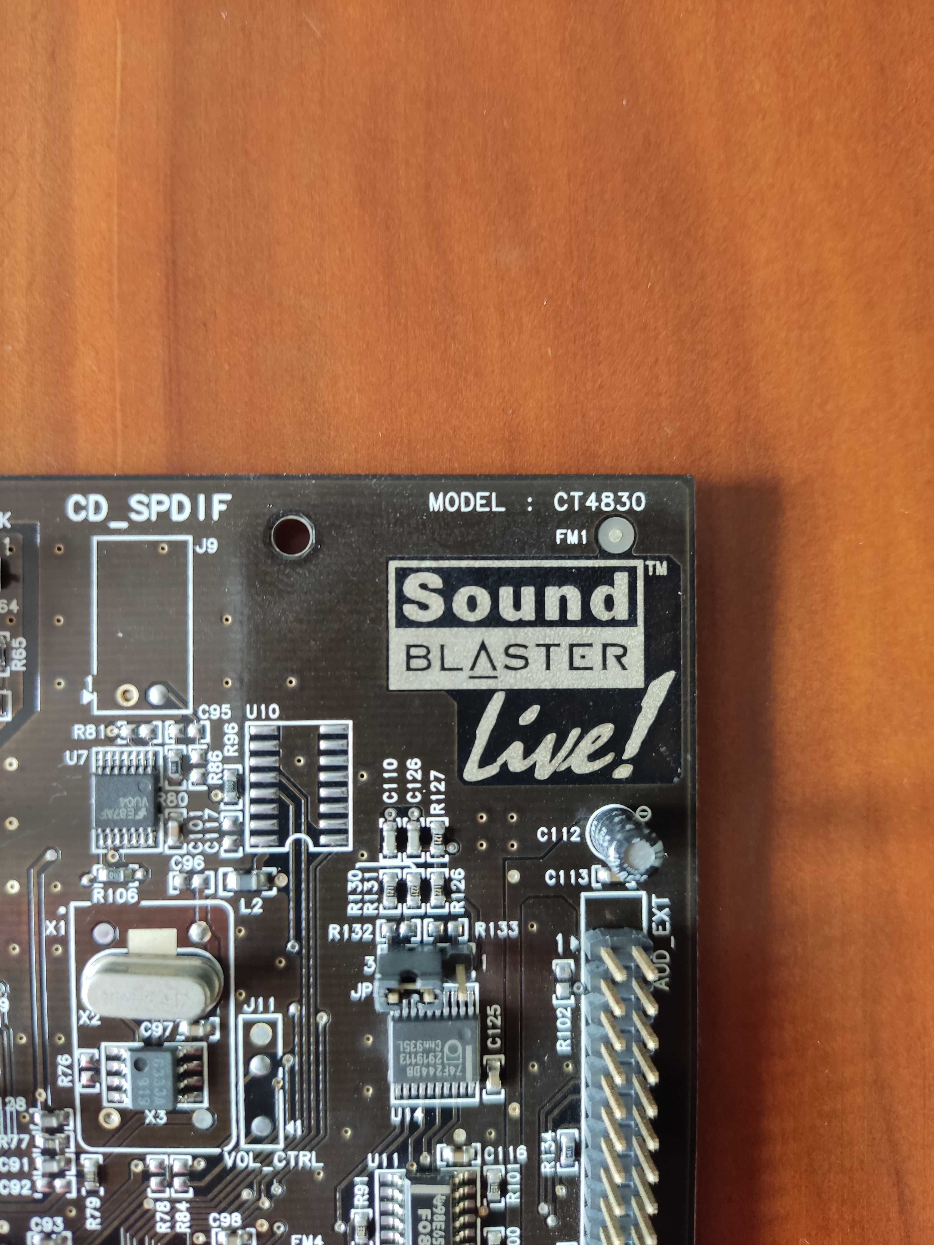 Placa de Som SoundBlaster Live CT4830