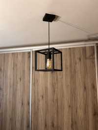 Lampa industrialna loftowa loft wisząca sufitowa czarna