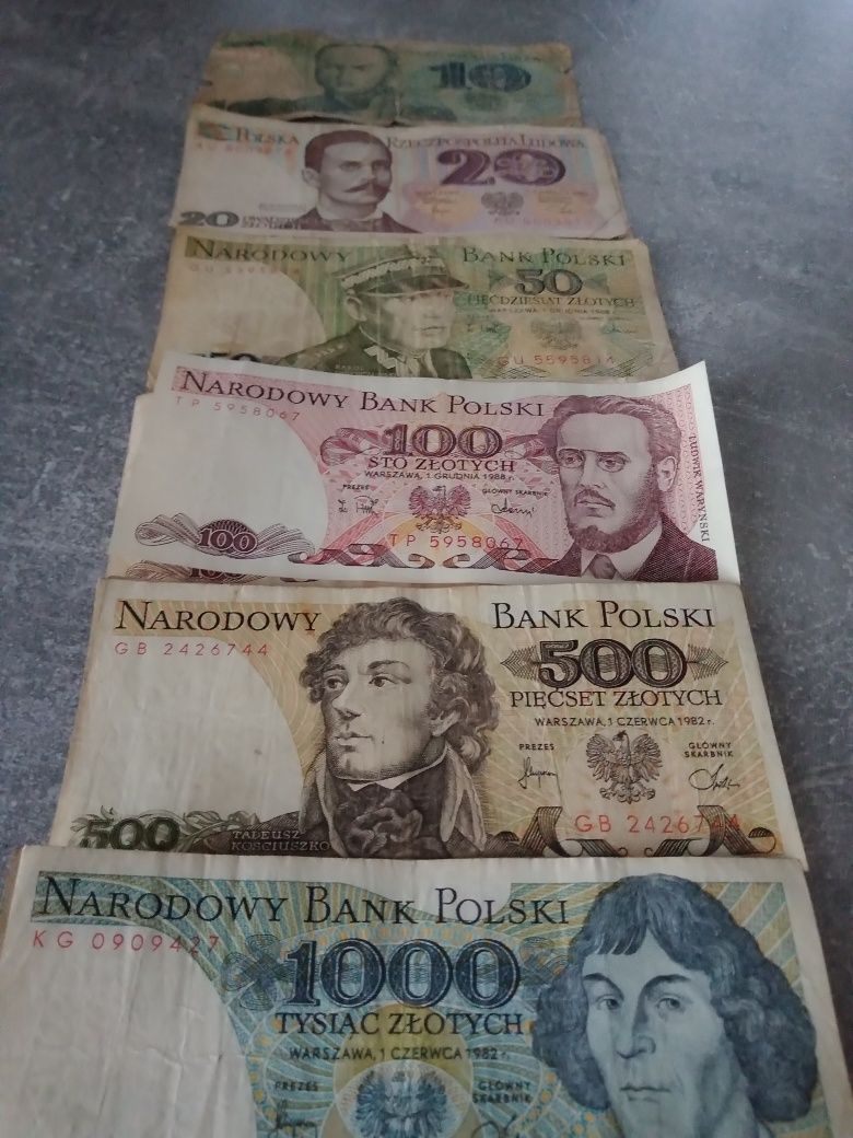 Stare pieniądze papierkowe