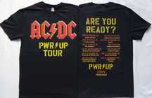 AC/DC Koszulka S Koncert Warszawa PGE Narodowy Power Up Tour 2025