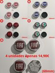 Centros de jante Fiat Alfa Romeu 50/60mm