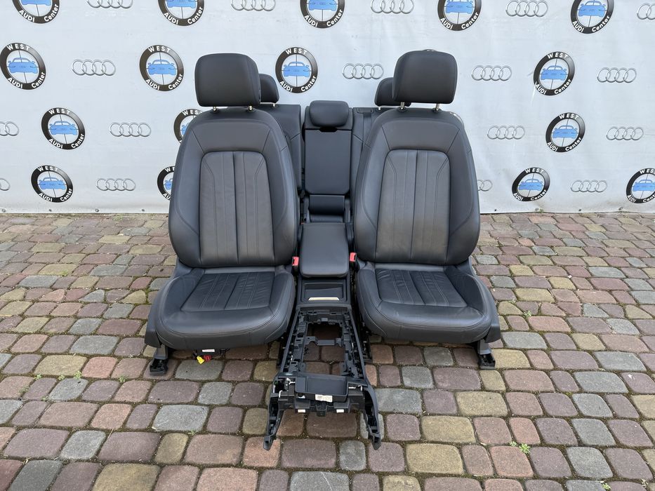 Audi Q5 80А Салон чорний електро сидіння  Ауді ку5 8р сидіння