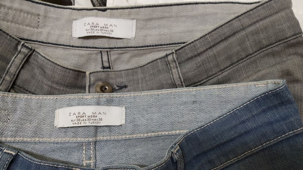 3 Peças vestuário Zara Man N. 38 - Bom estado