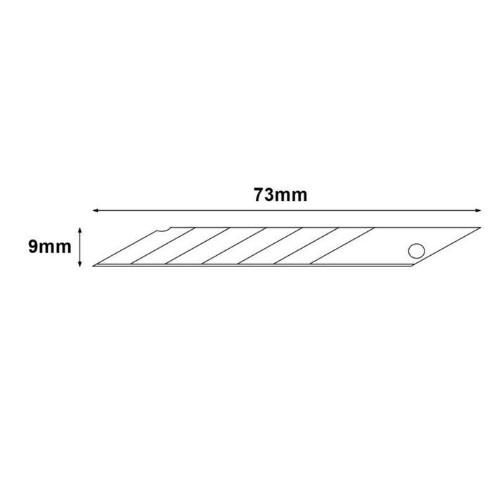 Ostrza Do Noża Ostrze Wymienne Łamane 9 Mm Precision 10Szt Sk-5