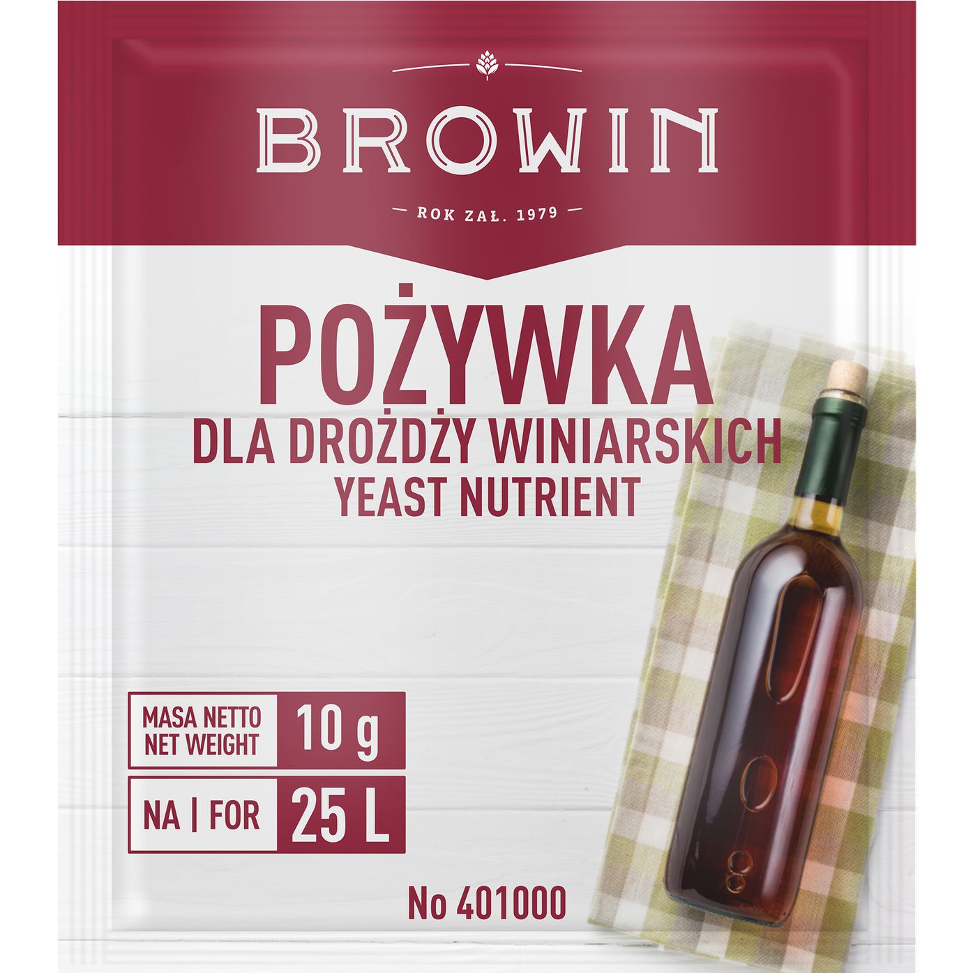 Pożywka dla drożdży winiarskich 10 g BROWIN