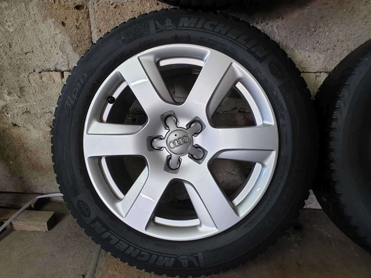 Felgi aluminiowe Audi R17 5x112 opony 225/55R17 Michelin 7,5mm