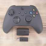 Controlador Xbox com Bateria Recarregável e Adaptador para Computador