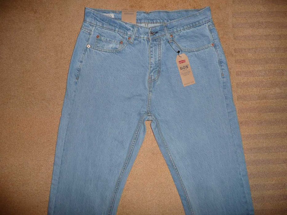 NOWE spodnie dżinsy LEVIS 505 W34/L34=46/118cm PREMIUM