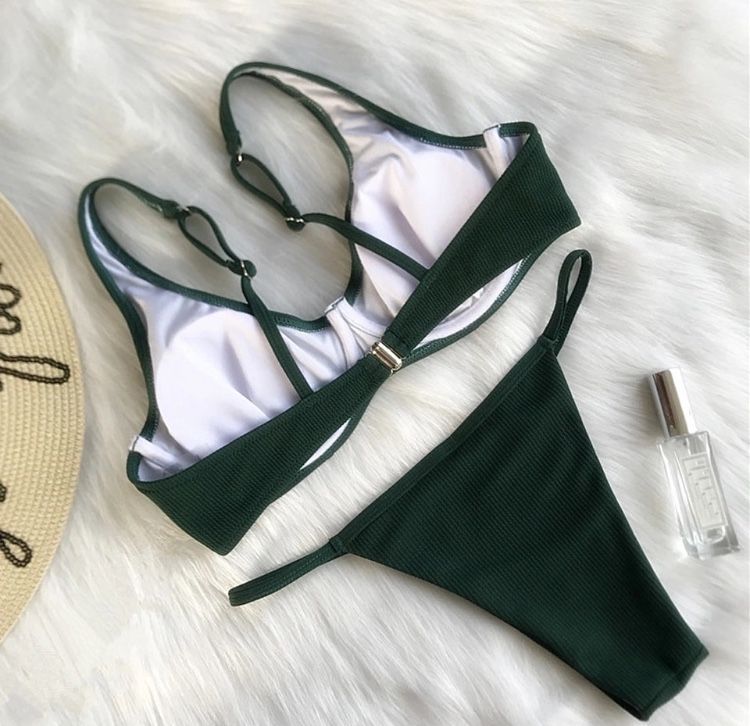 Bikini verde vintage