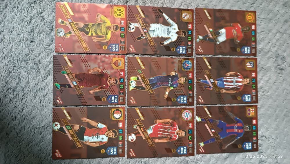 Karty piłkarskie power up FIFA 365 Defensive rock 2018 Panini