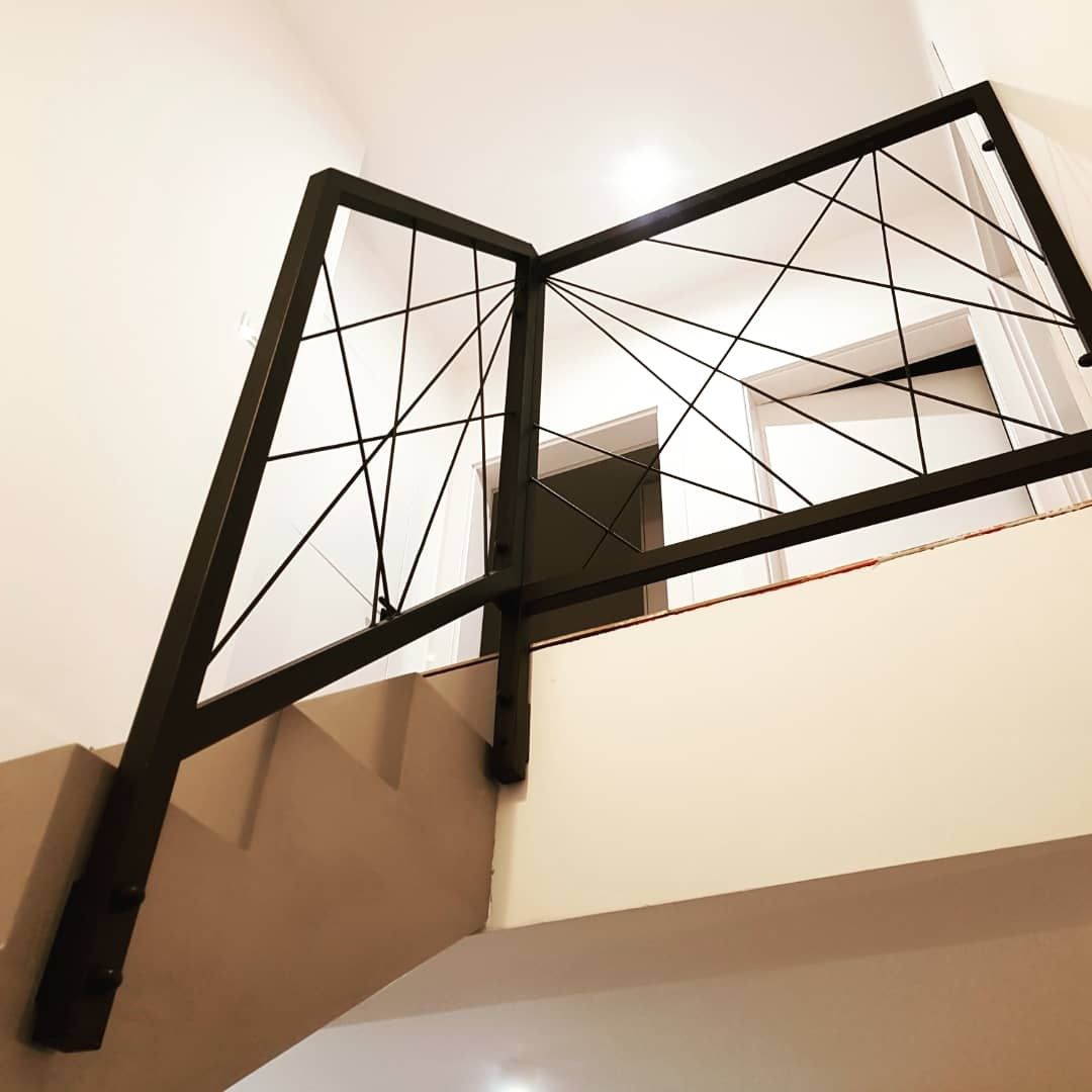 Barierka balustrada schody stalowe konstrukcja balkon