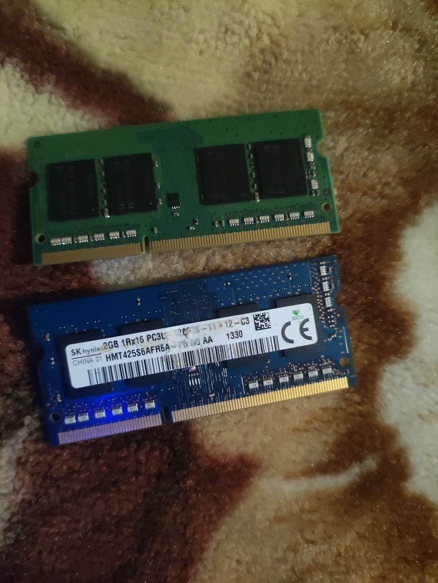 Оперативна пам'ять so-dimm ddr3l 2gb SKHynix/Sumsung