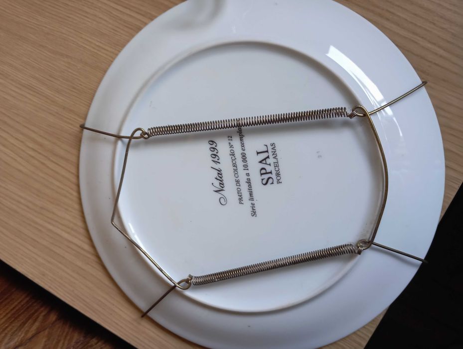 Pratos porcelana de Natal SPAL