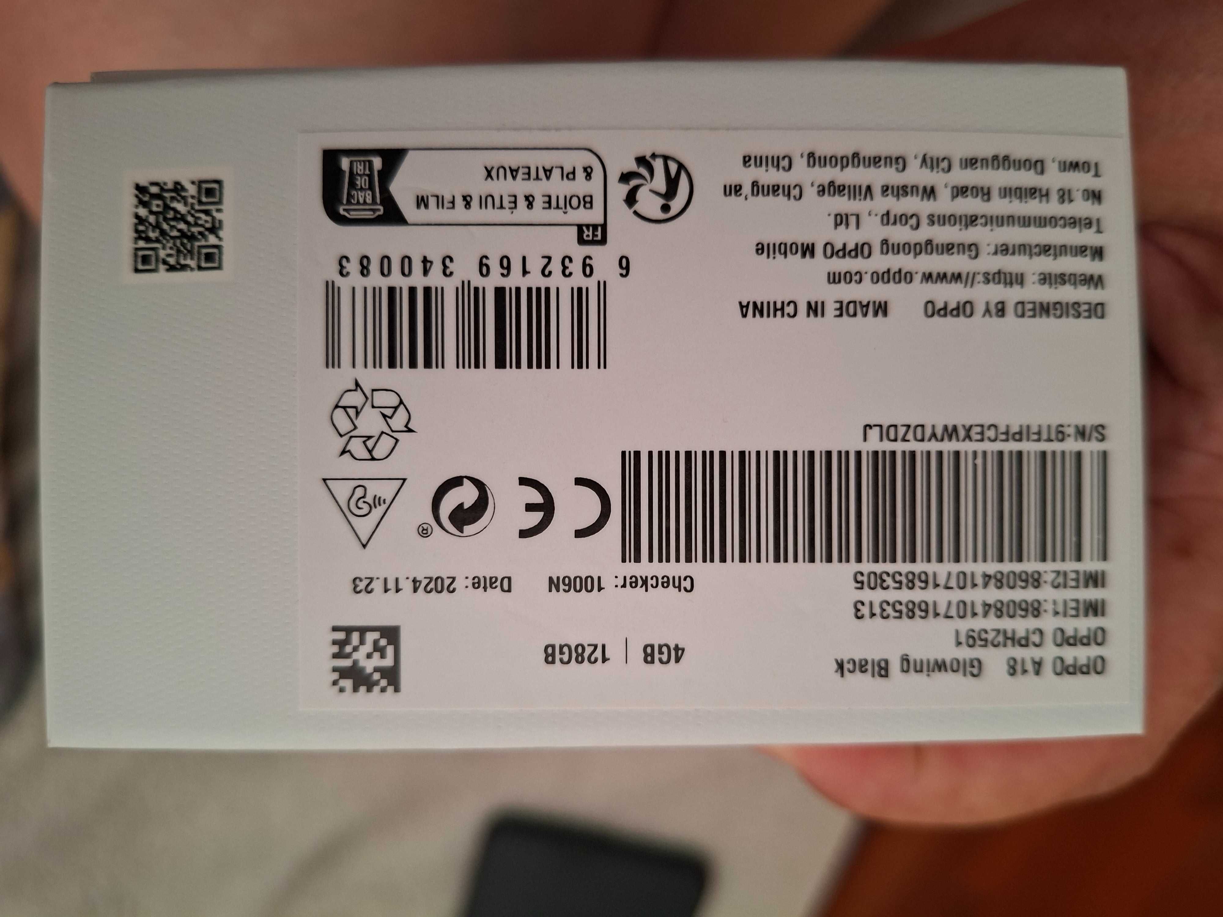 Oppo A18 128g com um mês de uso