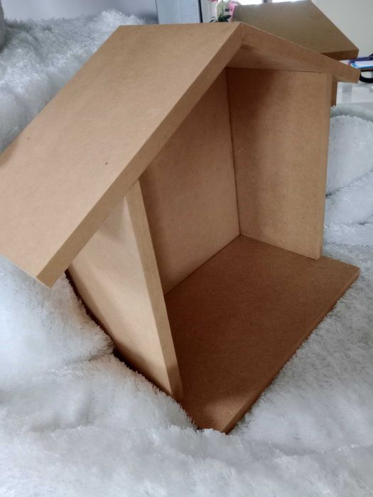 Casa do presépio em mdf