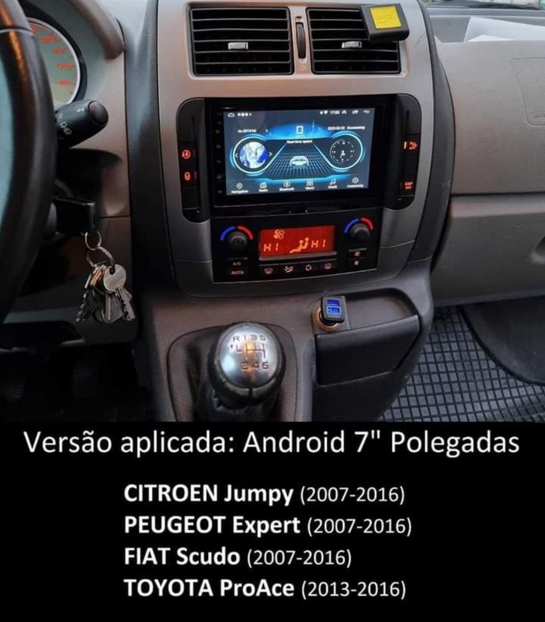 Radio Android Citroen Berlingo Jumpy Peugeot partner Expert Fiat Scudo