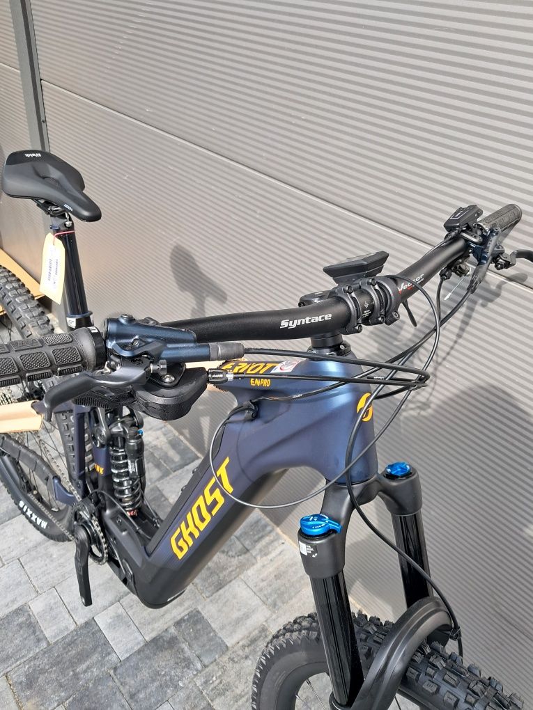 Nowy rower elektryczny górski Ghost E-Riot EN CF 170/160Pro, roz. M, L