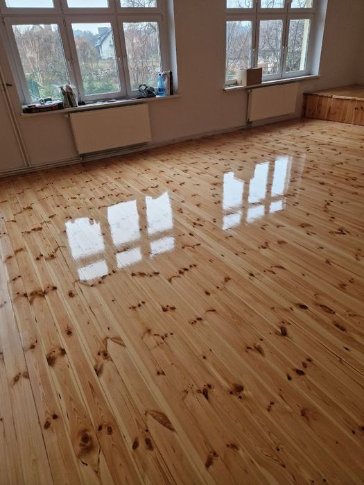 Montaż podłóg parkietu deska barlinecka Wrocław Długołęka Oleśnica