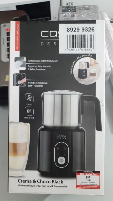 Вспінювач для молока CASO Crema & Choco Black
