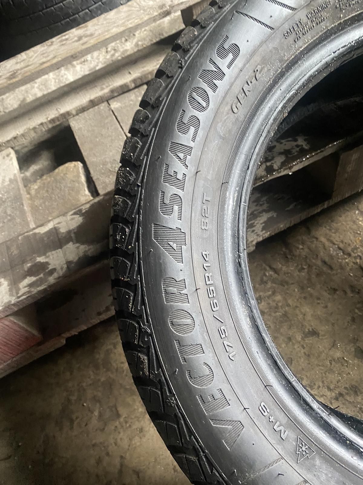 175.65.14 GoodYear 1шт БУ склад шины резина из Европы всесезон 65 R14