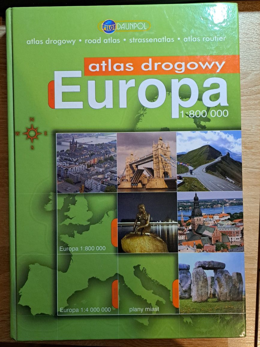 Atlas drogowy Europa 1:800000