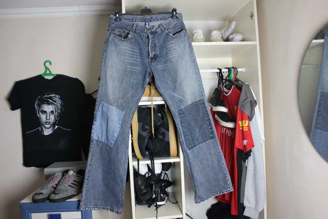 Divided y2k style pants rap штани джинсові чоловічі