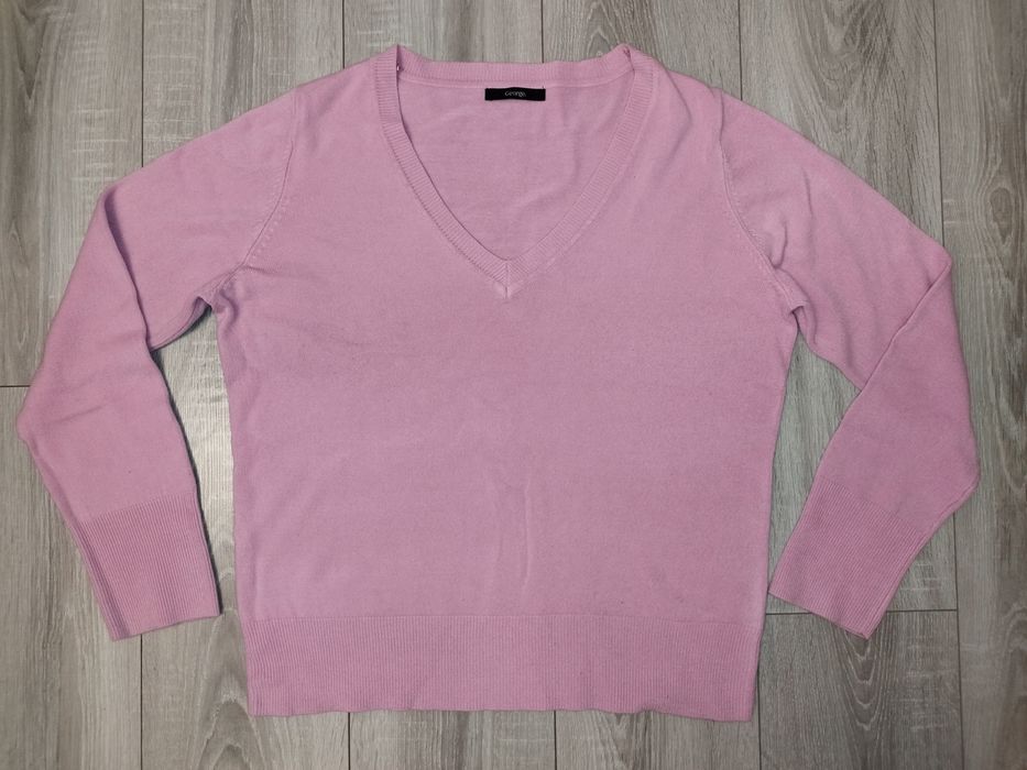 NOWY różowy sweter damski George 48