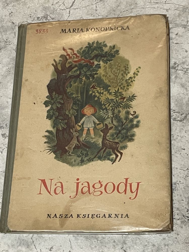 Na jagody stara ksiazka 1954r