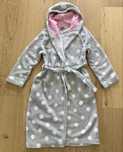 Szlafrok dziewczęcy szary kropki Mickey Mouse Cool Club Disney r. 140