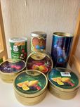 Металеві / жерстяні банки з-під чаю та цукерок