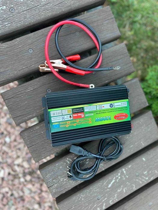 ‼️ Преобразователь 12-220v 3200w c зарядкой (в ассортименте 500-9000w)