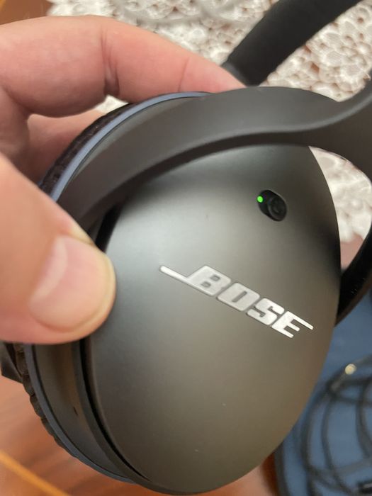Наушники, Bose QC25, bluetooth, с шумоподавлением, полный комплект